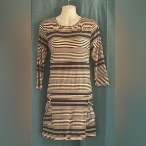 Fighting Eel Grey striped dress